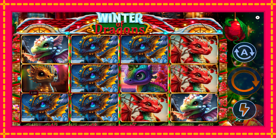 Winter of Dragons автомат со уникатна механика, слика 2