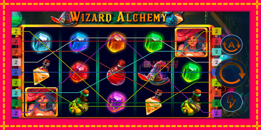 Wizard Alchemy автомат со уникатна механика, слика 2