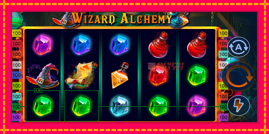 Wizard Alchemy автомат со уникатна механика, слика 3