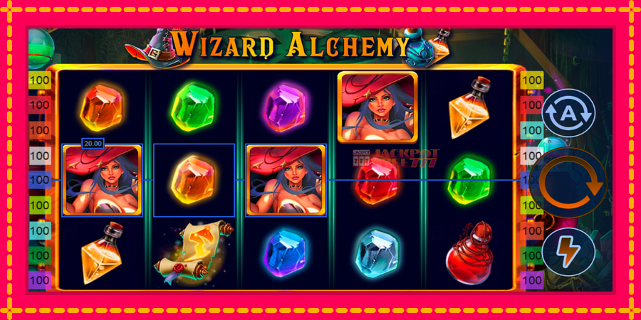 Wizard Alchemy автомат со уникатна механика, слика 4