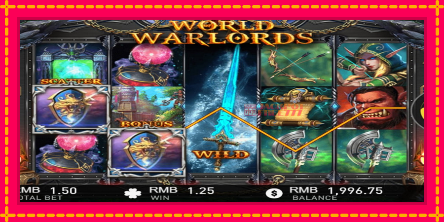 World of Warlords автомат со уникатна механика, слика 3