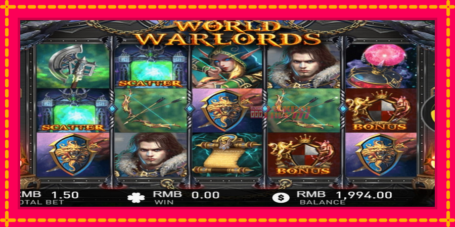 World of Warlords автомат со уникатна механика, слика 4