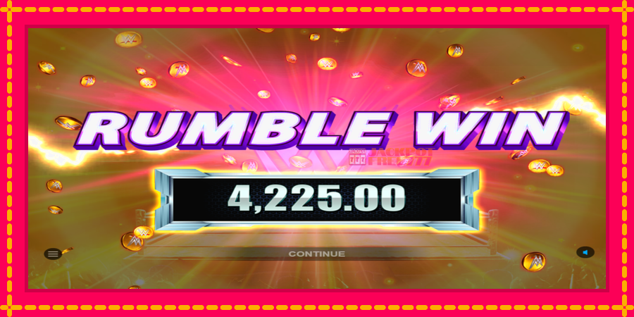 WWE Bonus Rumble Gold Blitz автомат со уникатна механика, слика 5