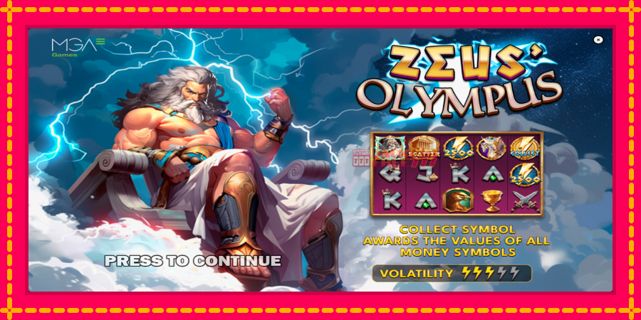 Zeus Olympus автомат со уникатна механика, слика 1